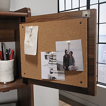 ディスプレイスタンド　Walnut製　◆Woody’s Plus Store◆ Sauder Harvey Park 29 W Wall Mounted Desk Grand Walnut - Office Depot