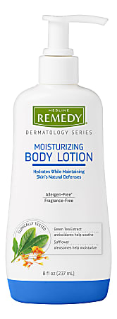 Remedy Dermatology Series Unscented Moisturizing Body Lotion, 8 Oz