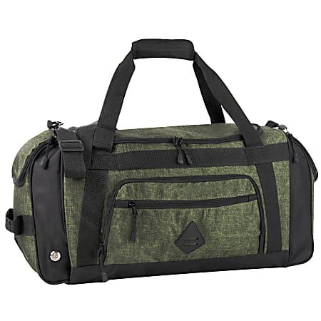 Summit Ridge Polyester Duffel, 12”H x 24”W x 9”D, Green