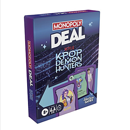 Hasbro Monopoly Deal: KPop Demon Hunters Game, Total Qty 1