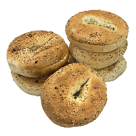 National Brand Fresh Everything Bagels, Pack Of 6