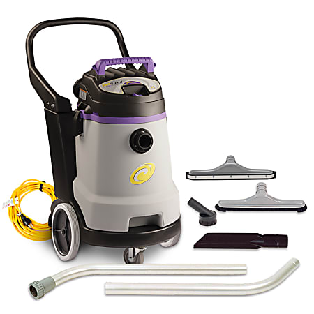 ProTeam ProGuard Wet/Dry Vacuum With Tool Kit, Front-Mount Squeegee, 15 Gallon