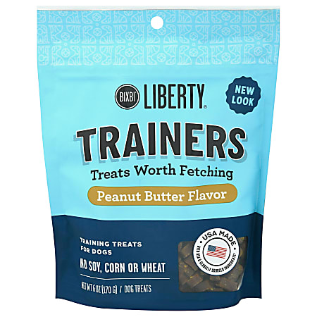 Bixbi Trainer Treats, Peanut Butter, 6 Oz, Total Qty 8