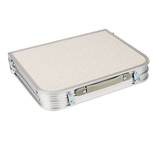 Mind Reader Folding Lap Tray, 23-5/8"L x 15-3/4"W, Gray