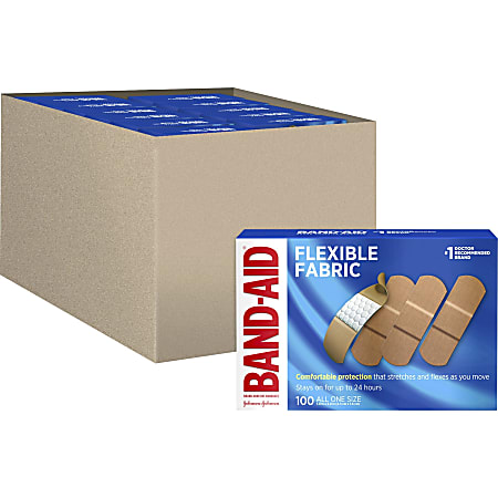 Band-Aid Flexible Fabric Adhesive Bandages - 1" -
