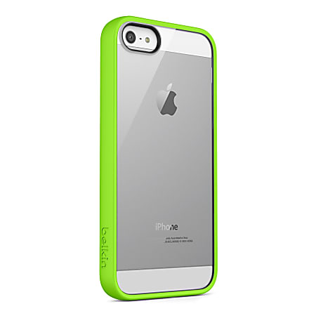 Belkin™ Grip Candy Case For iPhone® 5/5s, Clear Green