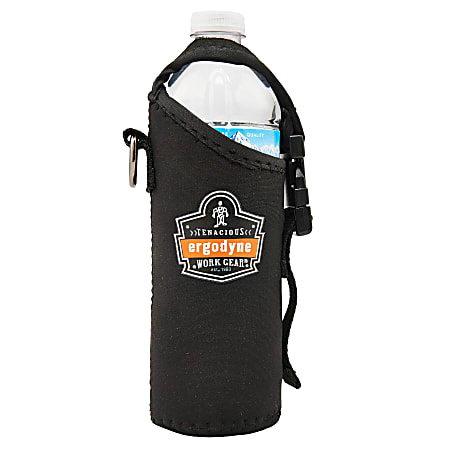 Ergodyne Squids® 3775 Can/Bottle Holder & Trap, Black