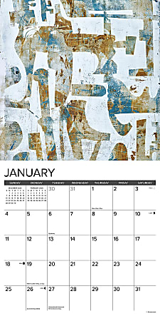 2026 Willow Creek Press Art Design Monthly Wall Calendar 12 x 12 ...