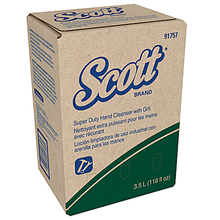 Scott® Super Duty Grit Skin Cleanser, Citrus Scent, 118.3 Oz