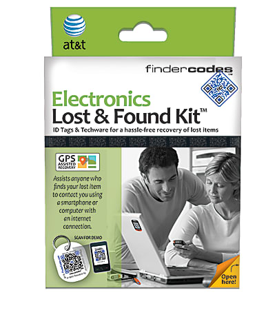 FinderCodes™ Electronics Lost & Found Kit