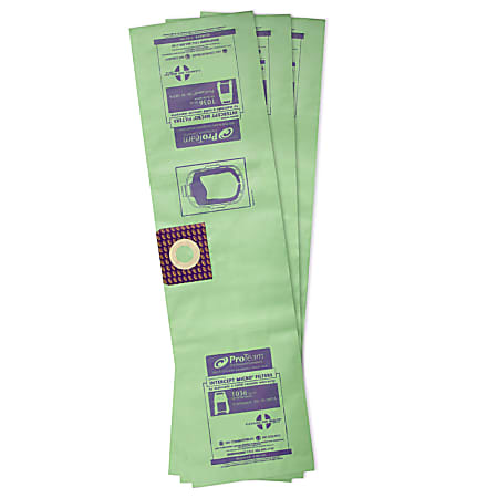 ProTeam Intercept Micro Filter Bags, 10 Gallons, Green,