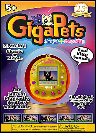 Top Secret Toys GigaPets Virtual Pet, StarCat/CompuKitty