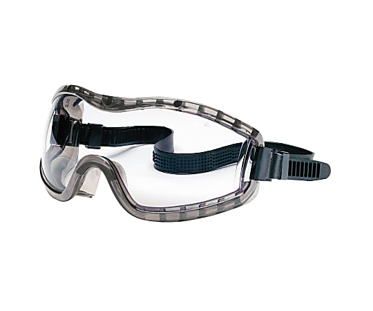 Crews Stryker Safety Goggles, Chemical Protection, Black Frame