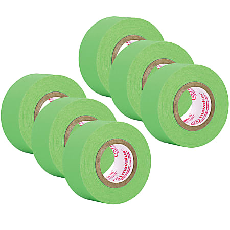 Mavalus® Tape, 1" x 324", Green, Pack Of 6