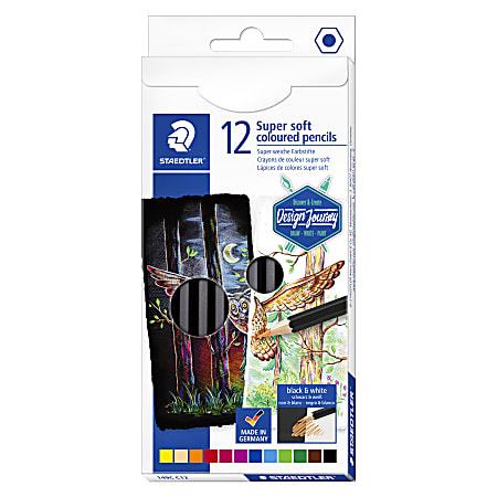 Staedtler Watercolor Crayons - Assorted Colors - 12/ Pack