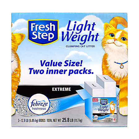 Fresh step lightweight litter outlet
