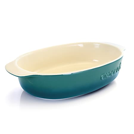 Crock Pot Artisan 2.5 Quart Oval Stoneware Casserole Dish Gradient Teal ...