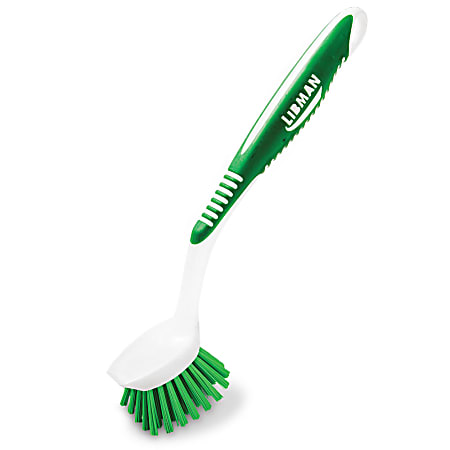 Libman Commercial Big Job Kitchen Brushes 8 x 3 GreenWhite Pack Of 6 Brushes  - Office Depot