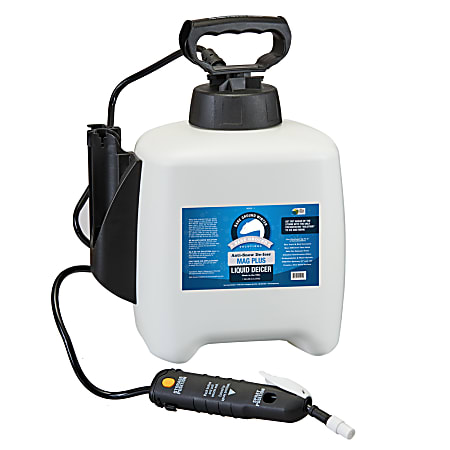 Bare Ground Liquid De-Icer, Inhibited MagPlus With Pump Sprayer, 1 Gallon