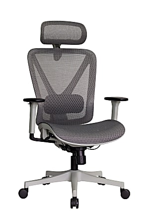 WorkPro&reg; 3000 Series Ergonomic Mesh/Mesh High-Back Chair, Gray/Gray
