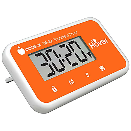 Datexx Miracle Hover Touchless Timer, Orange