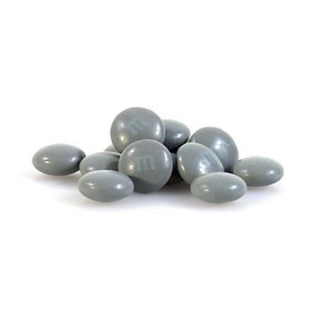 M&M's My M&M's Milk Chocolate Candy, Silver, 2-Lb Bag