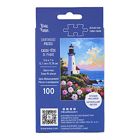 Brea Reese 100 Piece Mini Puzzle Lighthouse 5 x 7 Total Qty 1 - Office ...