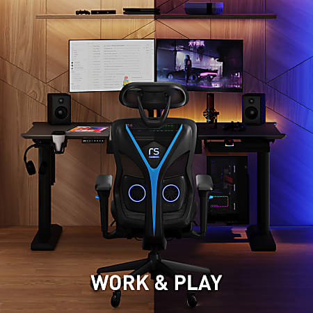 RS Gaming Eonix Ergonomic MeshVegan Leather High Back Active Chair