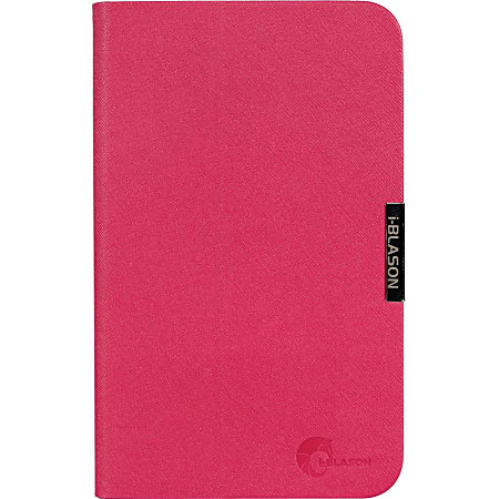 i-Blason Executive Carrying Case for 8" Tablet - Magenta, Pink - Shock Resistant, Drop Resistant Interior, Bump Resistant Interior, Anti-slip - Polyurethane Leather, MicroFiber Interior