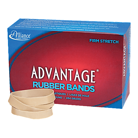 Alliance Rubber Advantage® Rubber Bands, Size 84, 3 1/2" x 1/2", Natural, Box Of 150