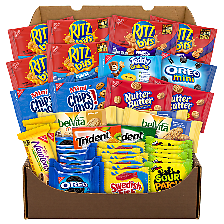 National Snacks And Treats Variety Care Package, Assorted Flavors