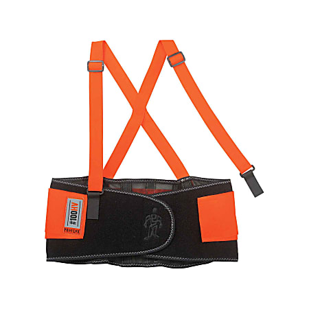 Ergodyne ProFlex 100HV Economy Back Support, X-Small, Orange