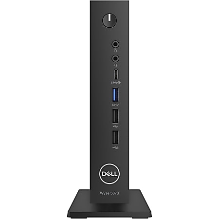 Wyse Thin Client - Intel Celeron J4105 Quad-core 4 Core 1.50 GHz - 4 GB RAM - 32 GB Flash - Gigabit Ethernet - Windows 10 IoT Enterprise 2019 LTSC English - Network RJ-45 - 8 Total USB Ports - 2 USB 2.0 Ports - USB Type-C