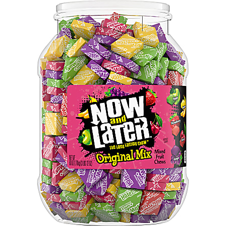 Now & Later Original Assorted Tub, 60 Oz