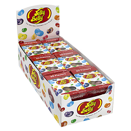 Jelly Belly Jelly Beans, 1.2 Oz, Assorted Flavors, Box Of 24 Packs
