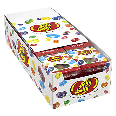 Jelly Belly Jelly Beans 1.2 Oz Assorted Flavors Box Of 24 Packs ...
