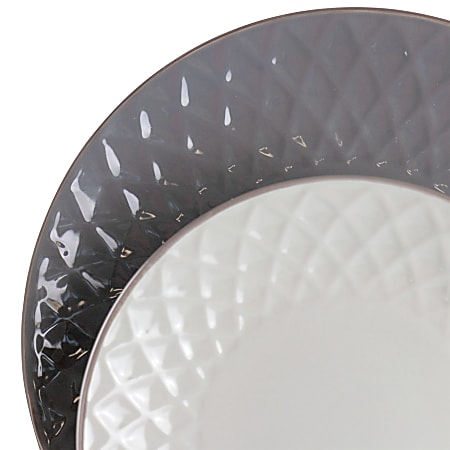 Elama Tahitian Diamond 16 Piece Stoneware Dinnerware Set