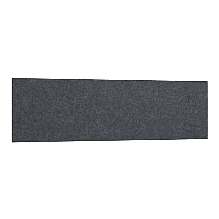Bush Business Furniture 57"W x 16"H Acoustic Tackboard, Cool Charcoal, Standard Delivery