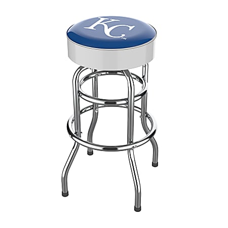 Imperial MLB Backless Swivel Bar Stool, Kansas City Royals