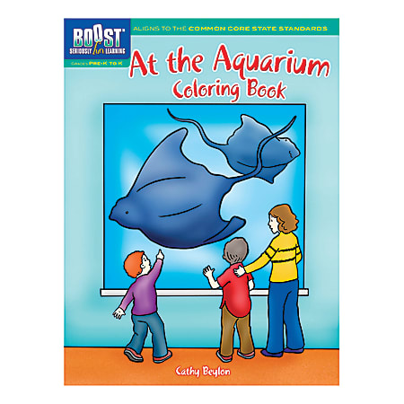 Dover Publications Boost™ Coloring Book, At the Aquarium, Grades Pre-K - K