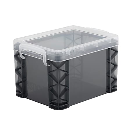 Super Stacker Storage Box, 6-1/2”H x 7-3/8”W x 10”L, Gray