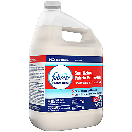 Febreze® Professional Sanitizing Fabric Refresher Spray, Light Scent, 1 Gallon