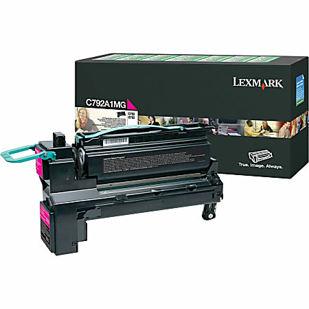 Lexmark™ C792A1MG Magenta Return Program Toner Cartridge
