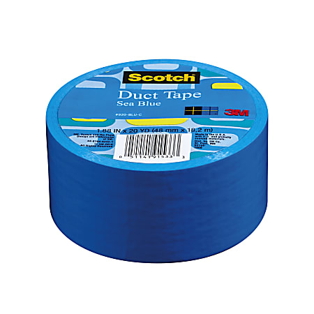 Scotch Colored Duct Tape 1 78 x 20 Yd. Blue - Office Depot