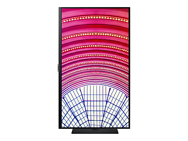 Samsung S24A600NWN - S60A Series - LED monitor - 24" (23.8" viewable) - 2560 x 1440 QHD @ 75 Hz - IPS - 300 cd/m² - 1000:1 - HDR10 - 5 ms - HDMI, DisplayPort - black
