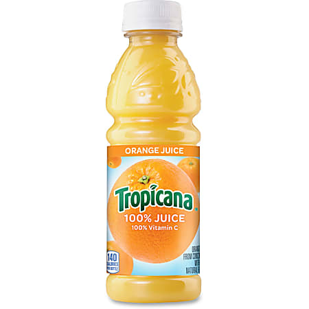 Single serve top orange juice