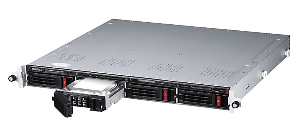 Buffalo TeraStation 5420RN Windows Server IoT 2019 Standard 40TB 4 Bay Rackmount (4x10TB) NAS NAS Hard Drives Included RAID iSCSI - Intel Atom C3338 Dual-core (2 Core) 1.50 GHz - 4 x HDD Supported - 40 TB Supported HDD Capacity