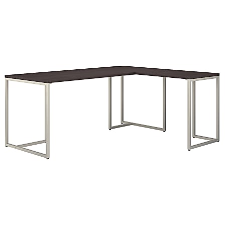 kathy ireland® Office by Bush Business Furniture Method 72"W L-Shaped Desk With 30"W Return, Storm Gray, Standard Delivery
