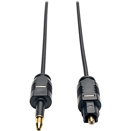 Tripp Lite Toslink To Mini Toslink Ultra Thin Digital SPDIF Audio Cable, 6'