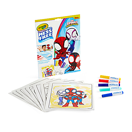 Crayola&reg; Color Wonder Coloring Pad &amp; Markers, Spidey And His Amazing Friends